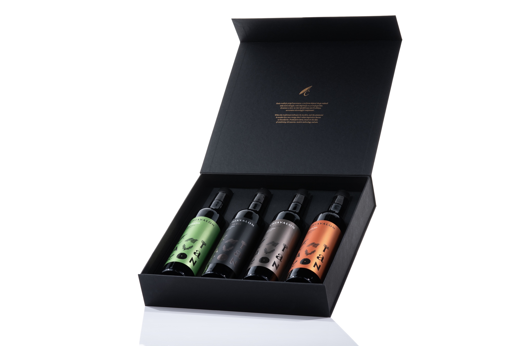 Chiavalon Olijfolie 4 x 250 ml in Luxe verpakking